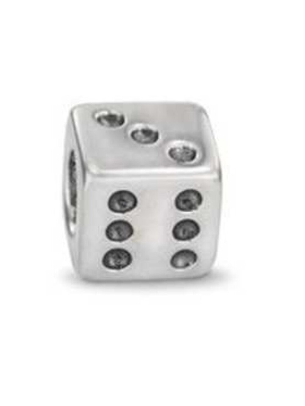 PANDORA Lucky Dice Charm Authentic Sterling Silver Las Vegas Games Casino